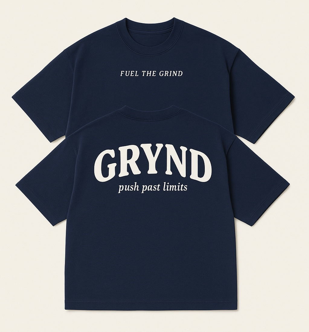 T-shirt oversized GRYND “push past limits”