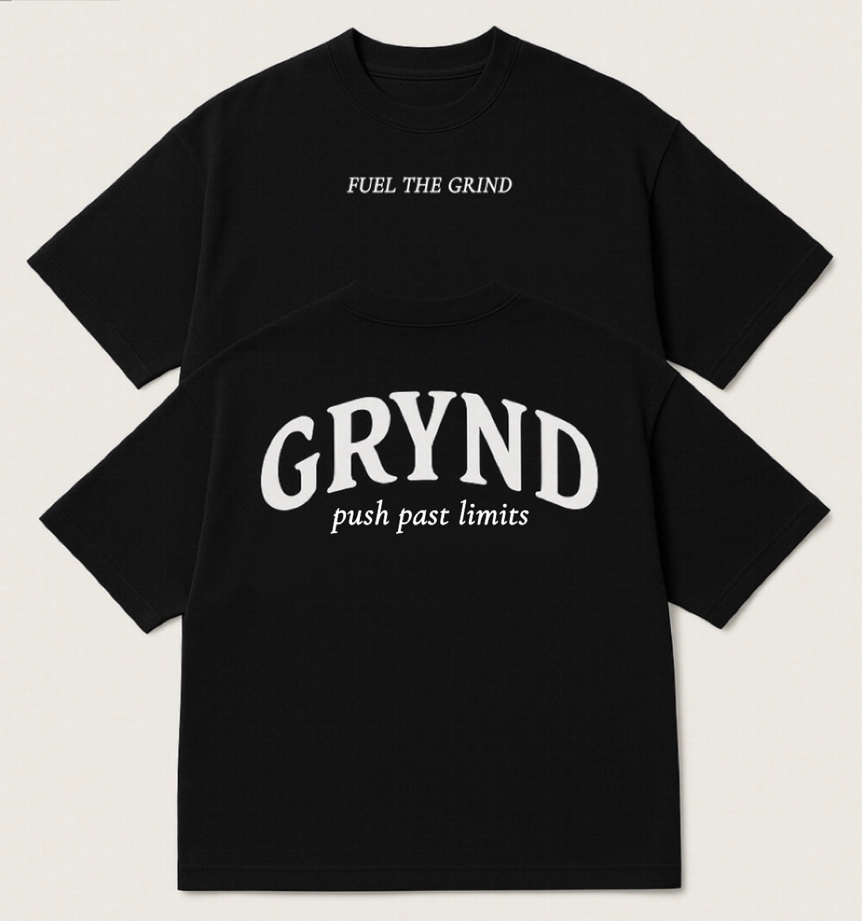 T-shirt oversized GRYND “push past limits”