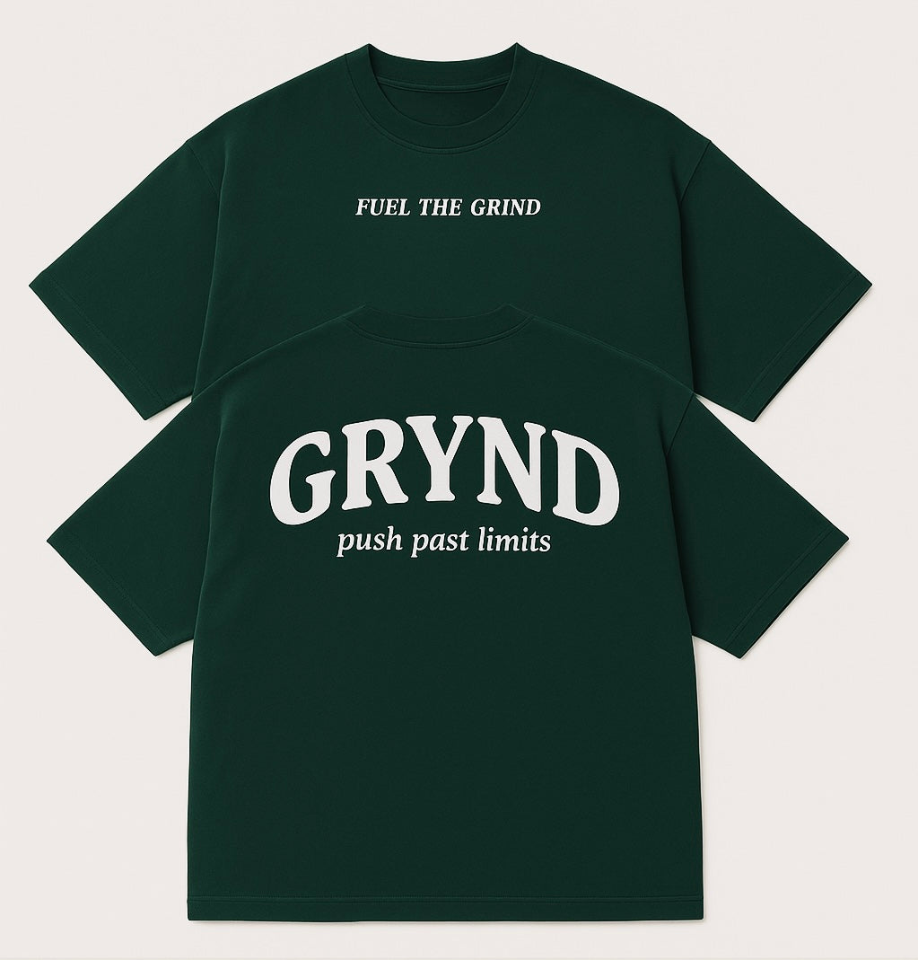 T-shirt oversized GRYND “push past limits”
